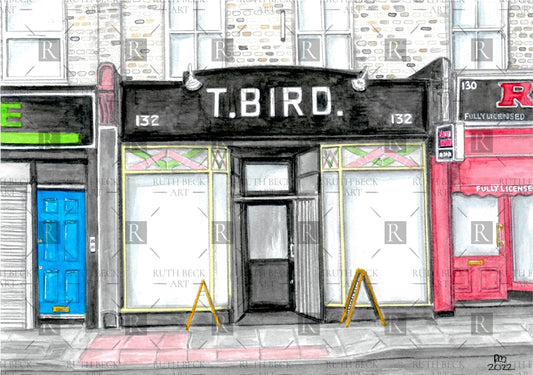 T - BIRD BAR - PRINT