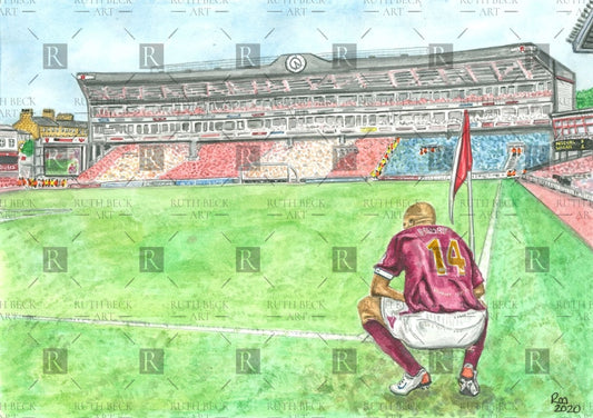 THIERRY HENRY - LAST DAY AT HIGHBURY - PRINT